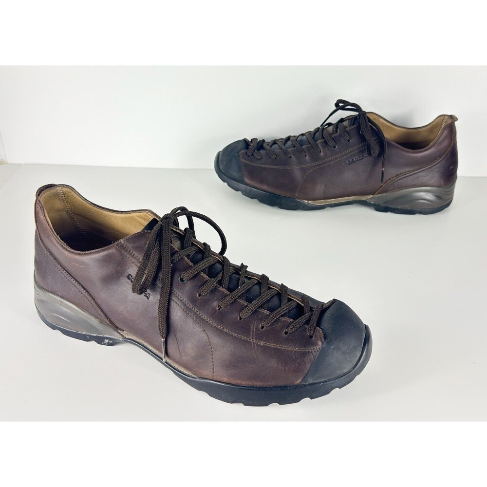 Scarpa Mojito Basic GTX Brown Leather Approach Shoes Size EU 47 US 13 Climb Hike